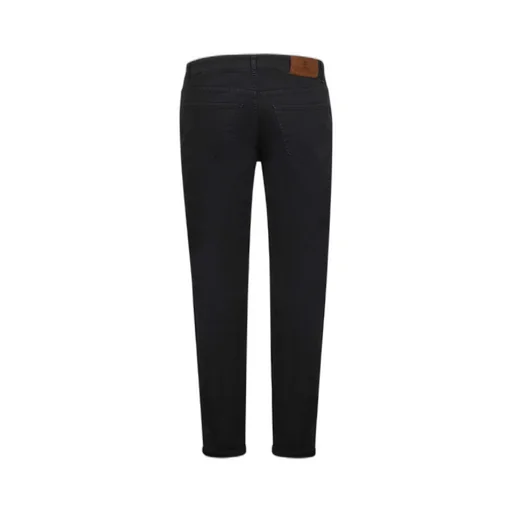 Logo Patch Straight Leg Jeans