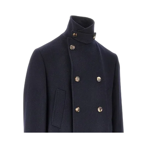Double-Breasted Wool Coat