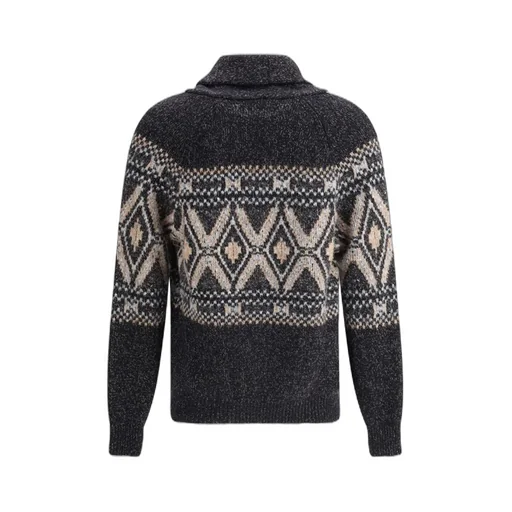 Shawl Collared Knitted Cardigan