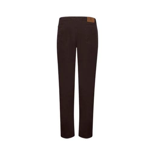 Logo Patch Straight Leg Trousers