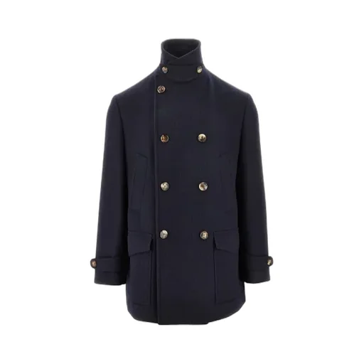Double-Breasted Wool Coat
