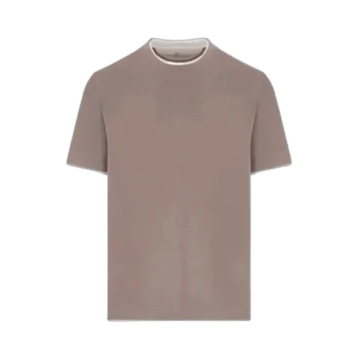 Layered-Effect Crewneck T-Shirt