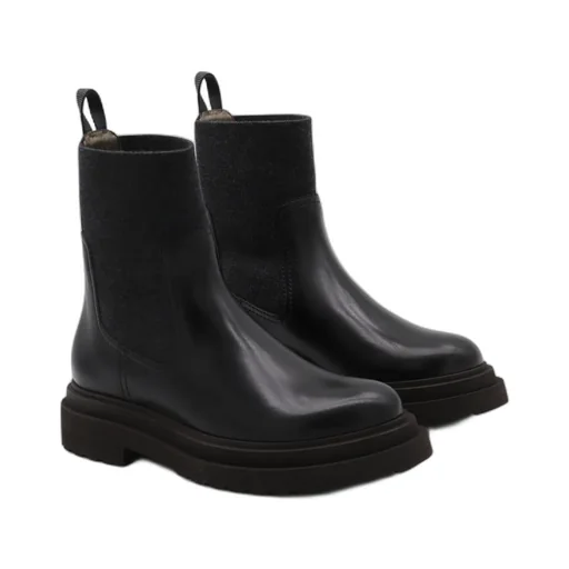 Precious Loop Detail Ankle Boots