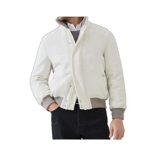 Cashmere Bomber Jacket