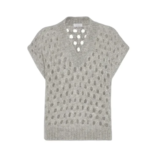 V-Neck Knitted Sweater