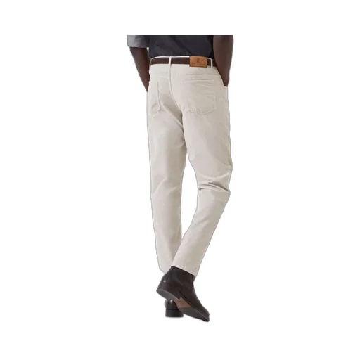 Logo Patch Straight-Leg Trousers