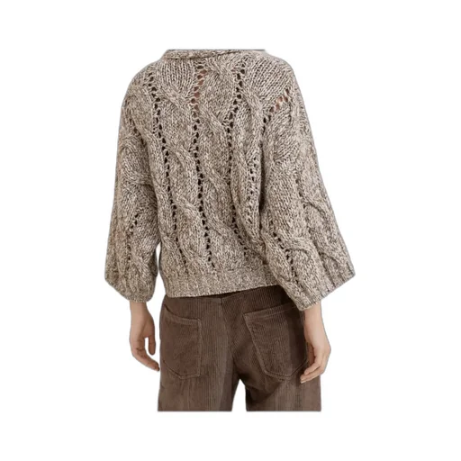 Wide Sleeved Knitted Cardigan
