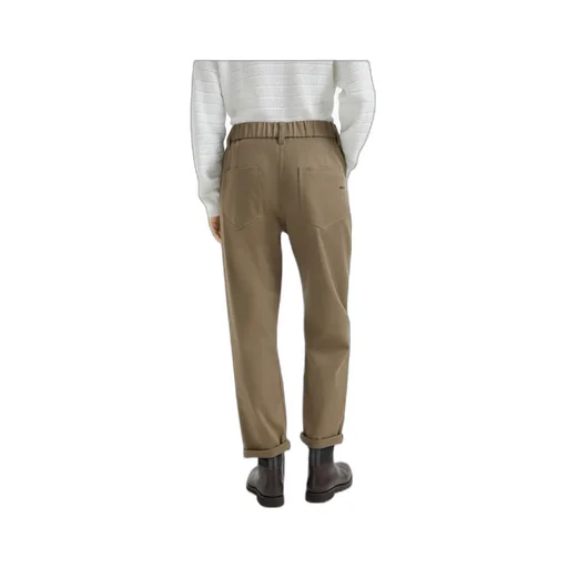 High Waist Straight Leg Trousers