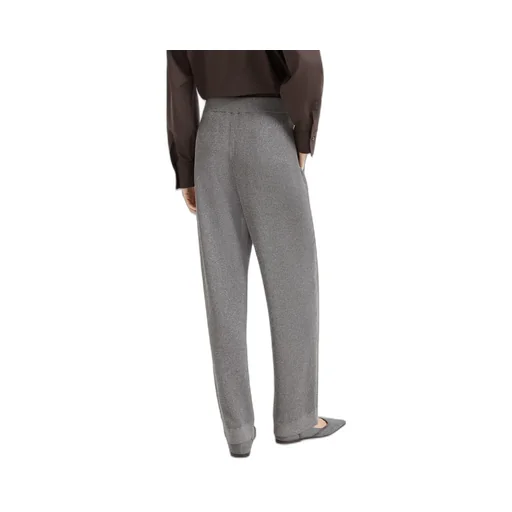 Elasticated Waistband Ribbed Trousers