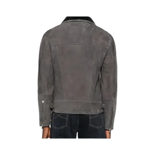 Suede Biker Jacket