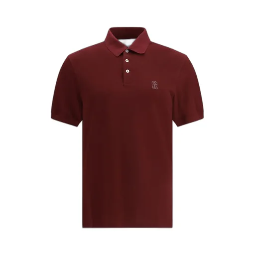 Logo Printed Short Sleeved Polo Shirt