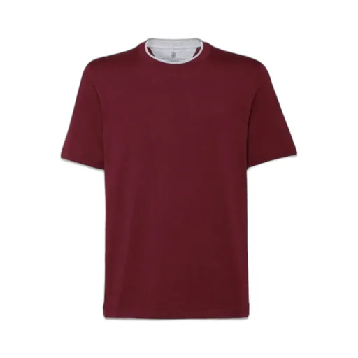 Crewneck Straight Hem T-Shirt