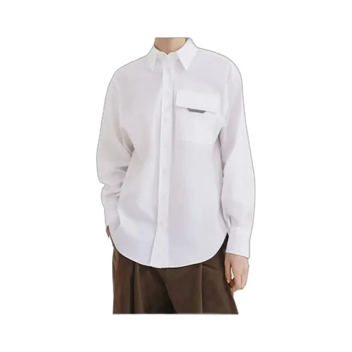 Button-Up Long-Sleeved Shirt