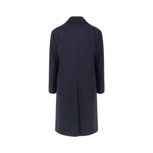 Double-Breasted Long-Sleeved Coat
