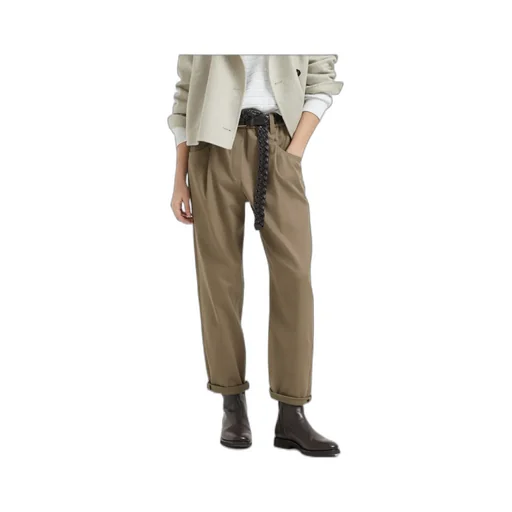 High Waist Straight Leg Trousers