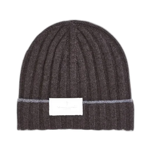 Turn-Up Brim Ribbed Beanie