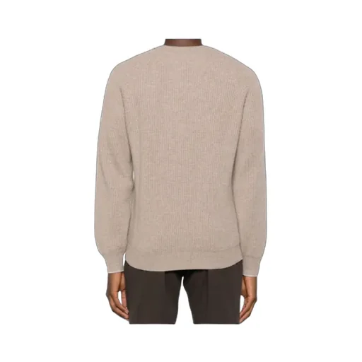 Crewneck Ribbed-Knit Jumper