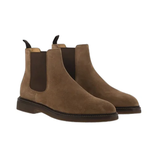 Elasticated-Panel Chelsea Ankle Boots