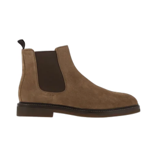 Elasticated-Panel Chelsea Ankle Boots