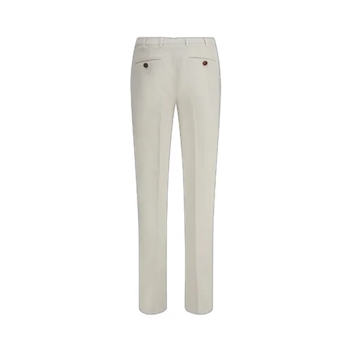 Garment-Dyed Comfort Gabardine Italian Fit Trousers