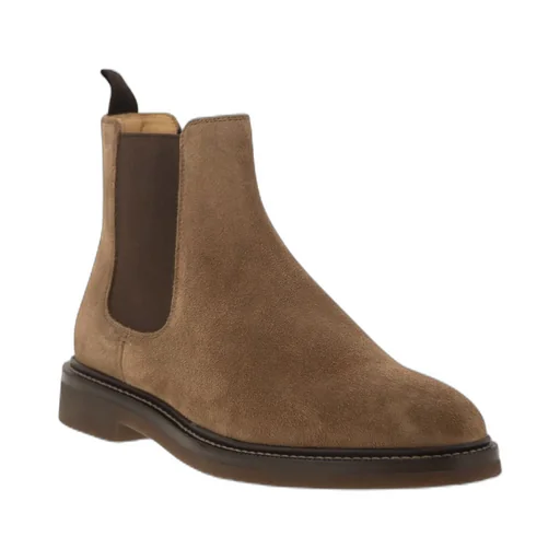 Elasticated-Panel Chelsea Ankle Boots