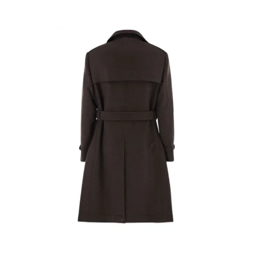 Double-Breasted Belted Coat