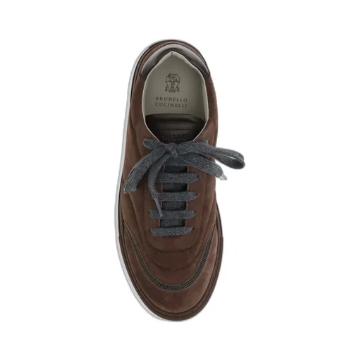 Embellished Lace-Up Sneakers