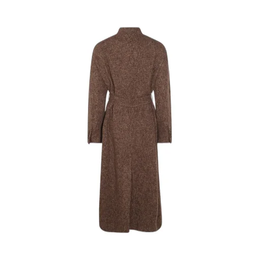 Single-Breasted Belted Coat