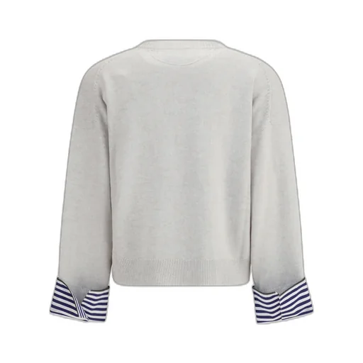 Shiny Shirt Detail Jumper