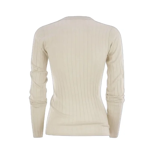 V-Neck Ribbed Jumper