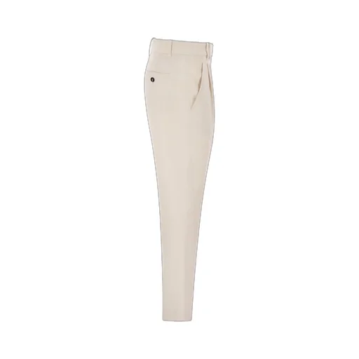 Pleated Tapered Leg Trousers