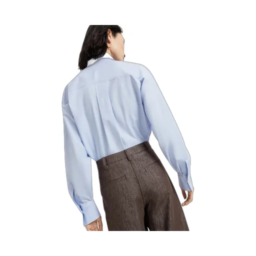 Loose-Fit Curved Trousers