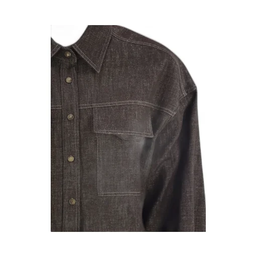 Flap Pocket Denim Shirt