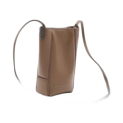 Logo Embossed Shoulder Bag