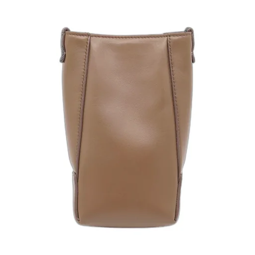 Logo Embossed Shoulder Bag