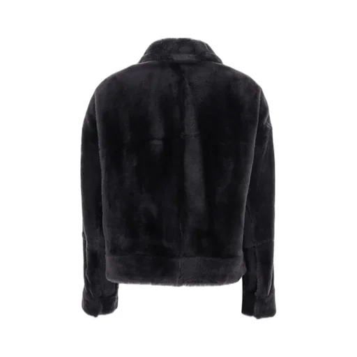 Zipped Shearling Jacket