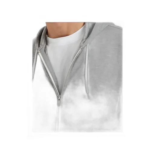 Drawstring Hooded Cardigan