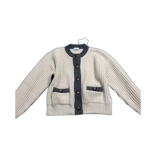 Long-Sleeved Knitted Cardigan
