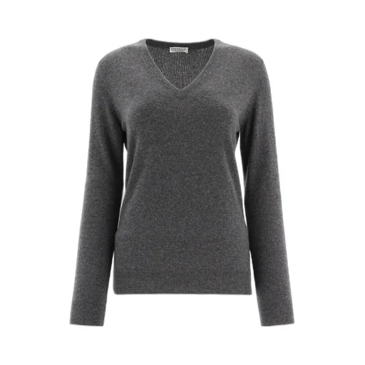 V-Neck Knitted Jumper