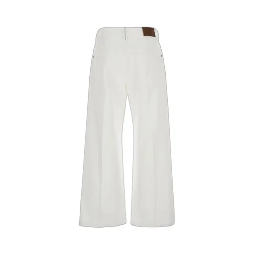 Logo Patch Wide-Leg Jeans