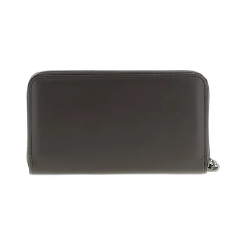 Embossed-Logo Zip Wallet