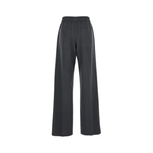 Side-Pocketed Wide-Leg Pants