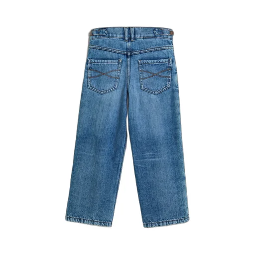 Cotton Straight Jeans