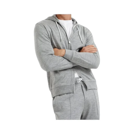 Drawstring Hooded Cardigan