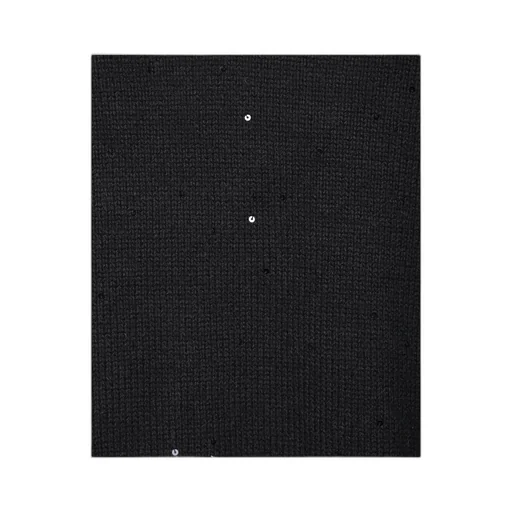 V-Neck Sequin Embellished Knitted Jumper