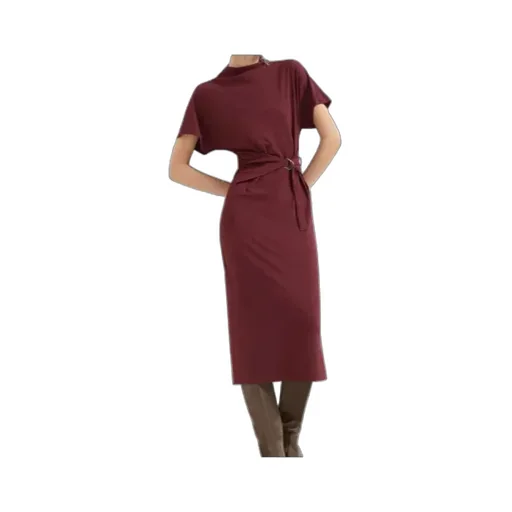 Belted Midi Dress