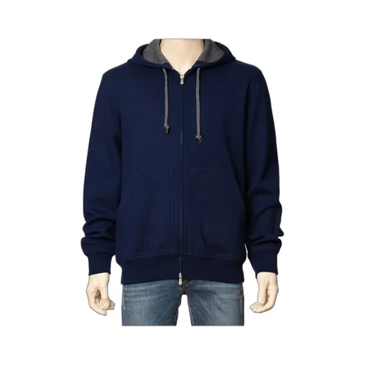 Zip-Up Cotton Hoodie