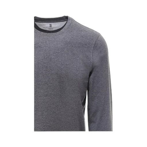 Long-Sleeved Crew-Neck T-Shirt