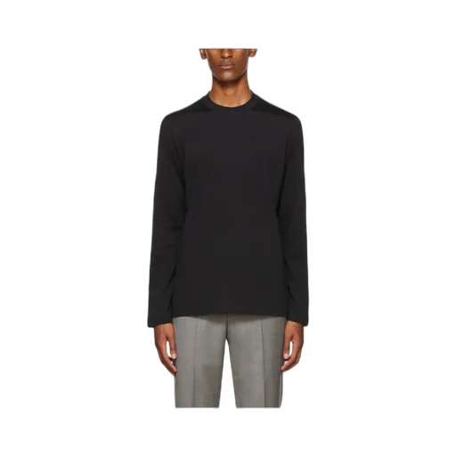 Long-Sleeved Cotton T-Shirt