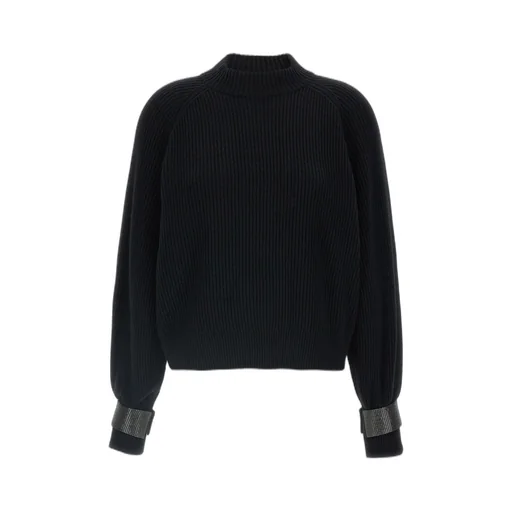 Monile Cuffs Crewneck Sweater